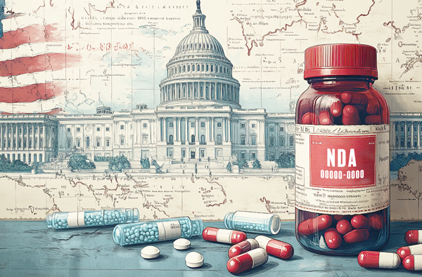 Beginning in 1938, the regulation and control of new drugs sold in the United States became regulated by The Federal Food, Drug, and Cosmetic Act requiring every new drug be the subject of an approved NDA or Abbreviated NDA (ANDA), in order to ensure Americans safe access to drugs